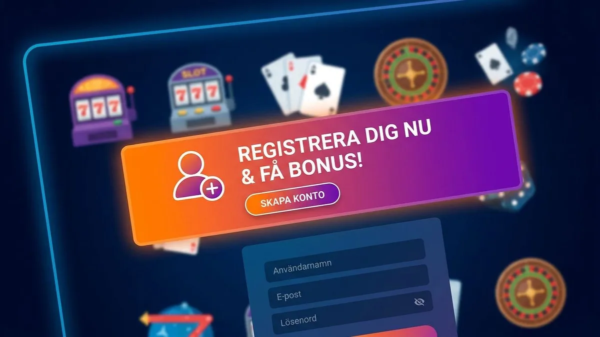 Registrera dig med bonus