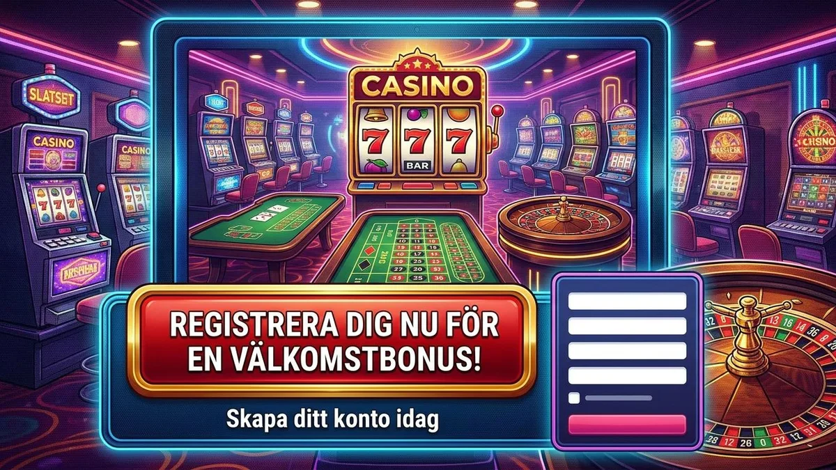Registrera dig med bonus
